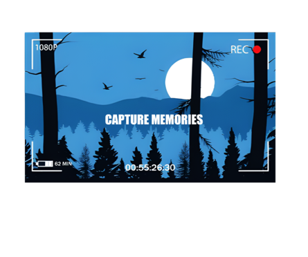 Capture Memories T-shirt Navy