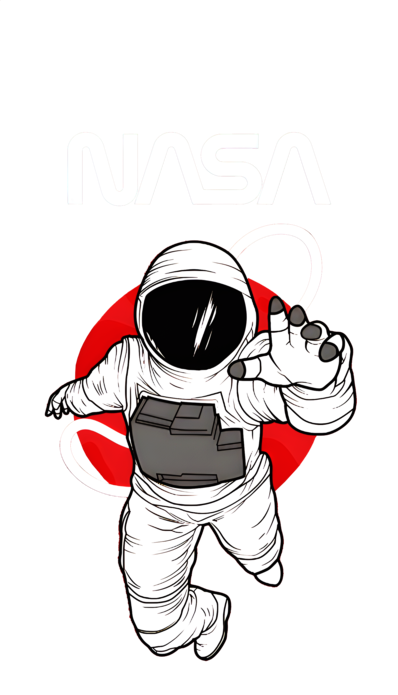 Nasa T-shirt Black