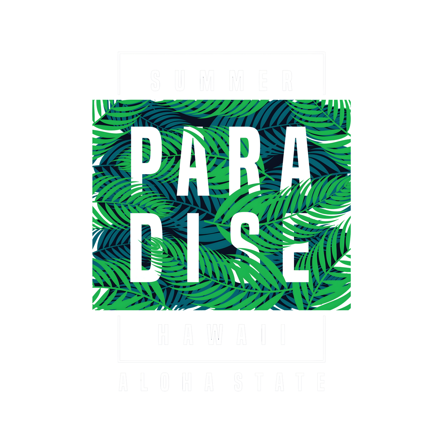 Paradise T-shirt Blue