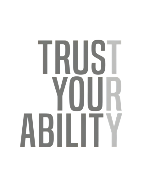 Trust Your Ability T-shirt Navy