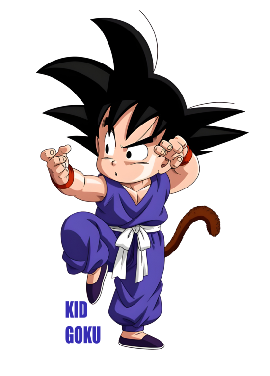 Kid Goku T-shirt Blue