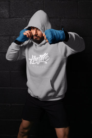Hustle Hoodie Grey