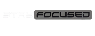 Stay focussed T-shirt Black