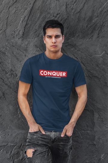 Conquer T-shirt Navy