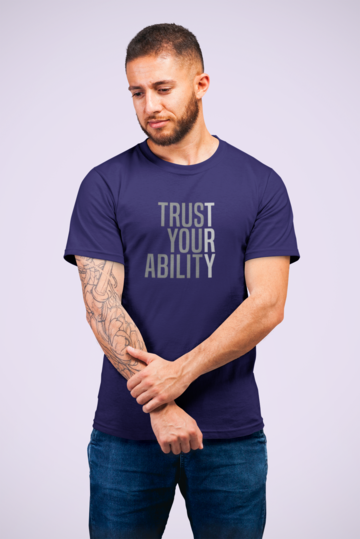 Trust Your Ability T-shirt Navy