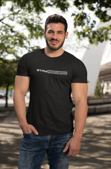 Stay focussed T-shirt Black