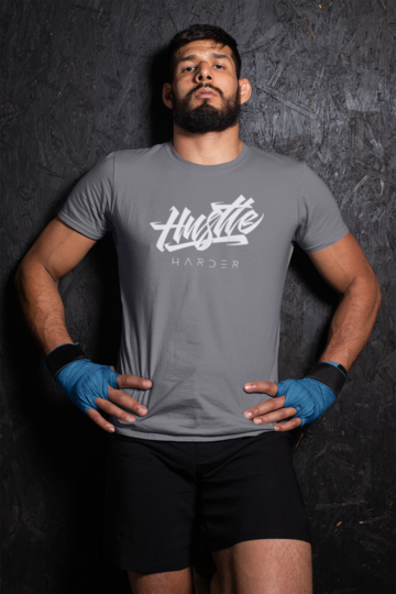 Hustle T-shirt Grey