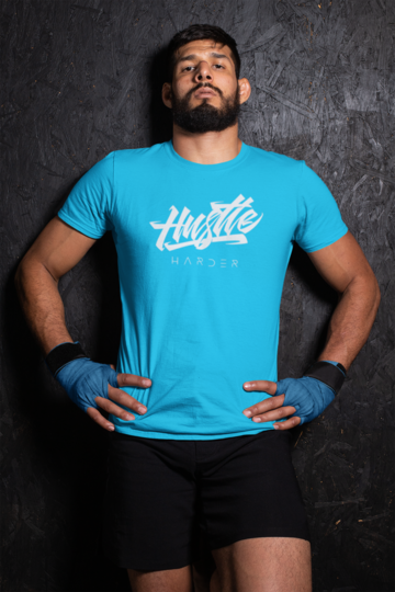 Hustle T-shirt Blue