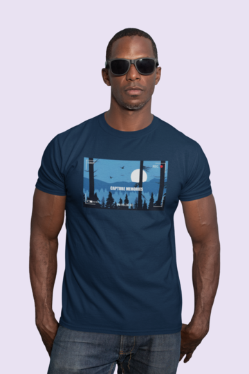 Capture Memories T-shirt Navy