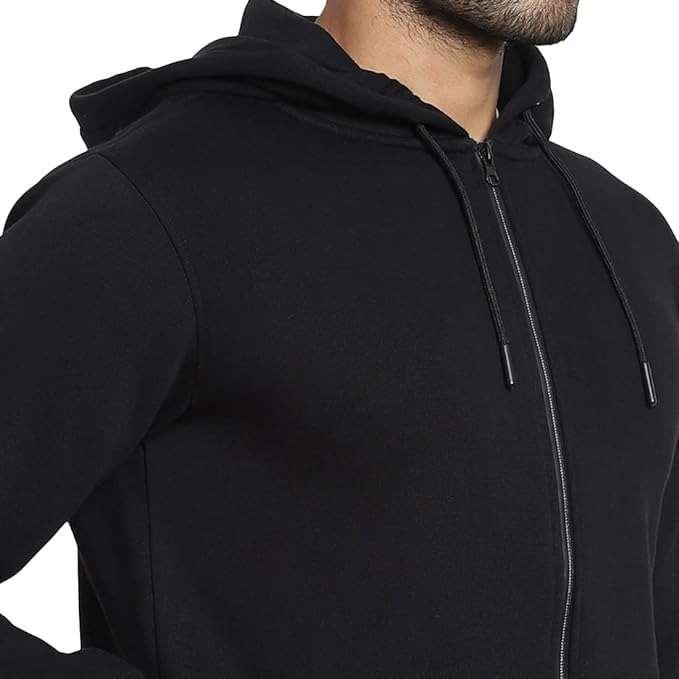 Zipper Hoodie Black