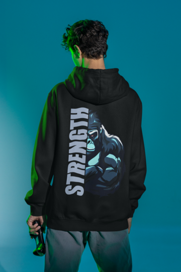 Strength Hoodie Black