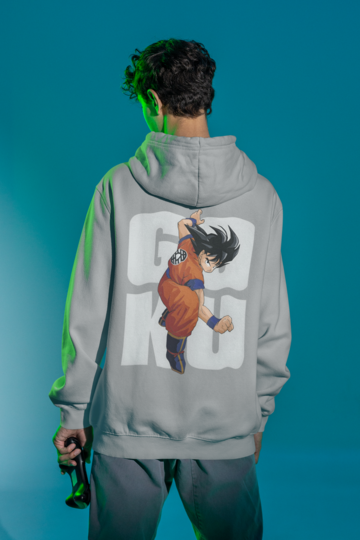 Goku Hoodie Grey