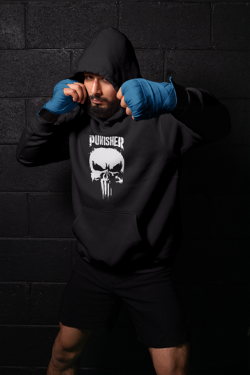 Punisher Hoodie Black