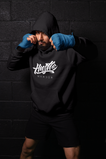 Hustle Hoodie Black