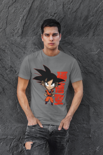 Baby Goku T-shirt Grey