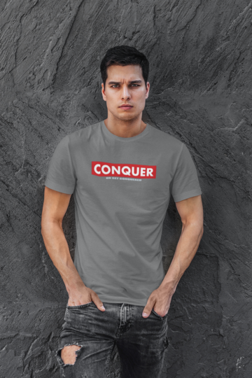 Conquer T-shirt Grey