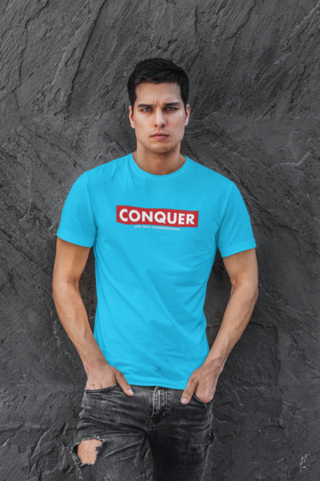 Conquer T-shirt Blue