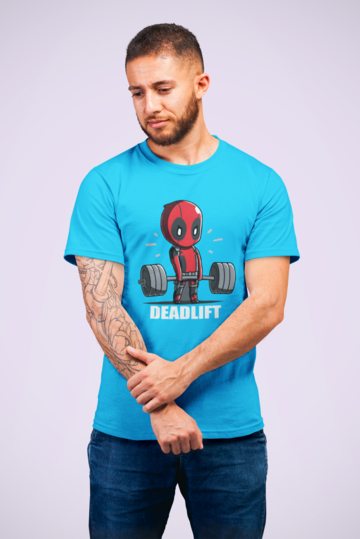 Deadlift T-shirt Blue
