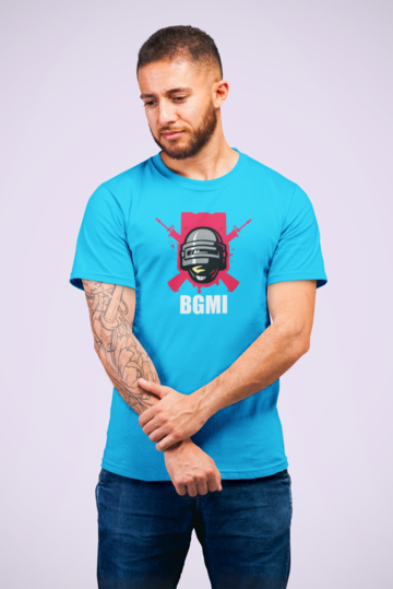 BGMI T-shirt Blue