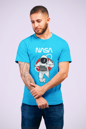 Nasa T-shirt Blue