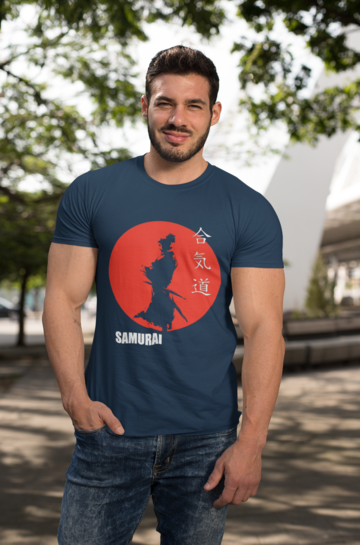 Samurai T-shirt Navy