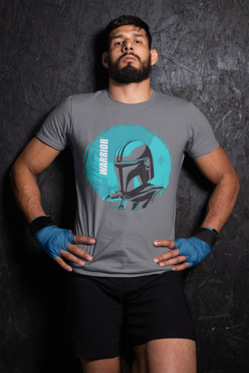 Shielded Warrior T-shirt Grey
