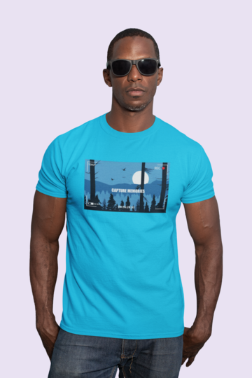 Capture Memories T-shirt Blue